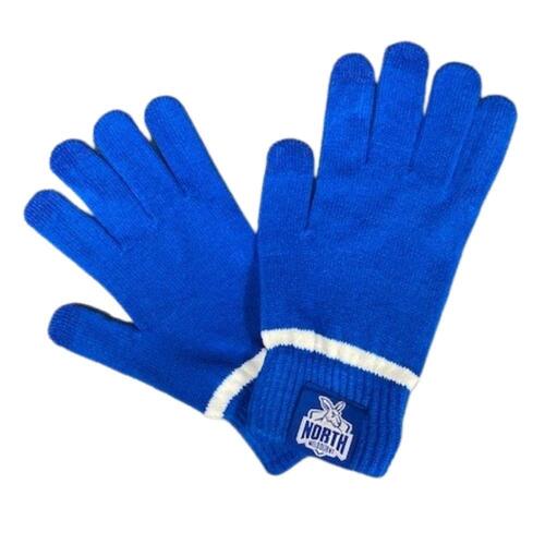 North Melbourne Kangaroos AFL Burley Sekem Touchscreen Gloves!