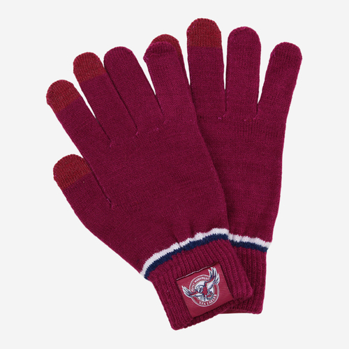 Manly Sea Eagles NRL Burley Sekem Touchscreen Gloves!