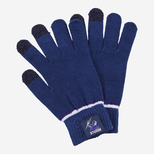 Melbourne Storm NRL Burley Sekem Touchscreen Gloves!