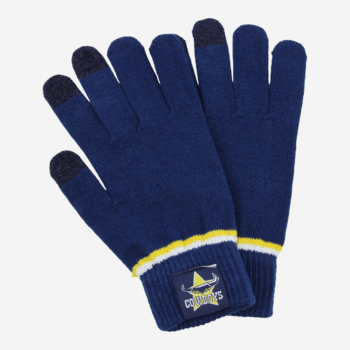 North Queensland Cowboys NRL Burley Sekem Touchscreen Gloves!