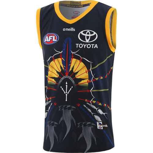 S22 Adelaide Crows AFL 2022 PlayCorp Premium Training Singlet Sizes S-3XL 