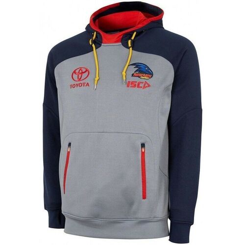 Adelaide Crows AFL ISC Players Grey Squad Hoody Size S-5XL! T8
