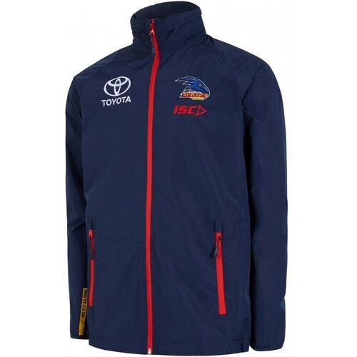 Adelaide Crows AFL ISC Players Navy Wet Weather Jacket Size S-5XL! T8