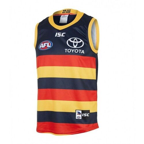 Adelaide Crows Training Singlet Sizes 2XL & 4XL Navy/Light Marle/Red AFL ISC 18 