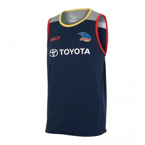 Adelaide Crows AFL ISC Players Navy Training Singlet Size S-5XL! T8