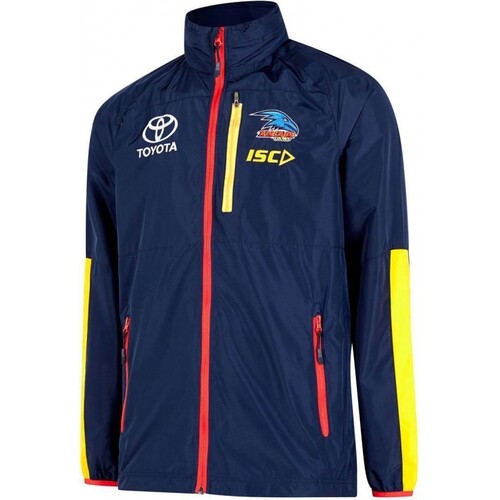 Adelaide Crows AFL 2019 ISC Players Navy Wet Weather Jacket Size S-5XL! T9