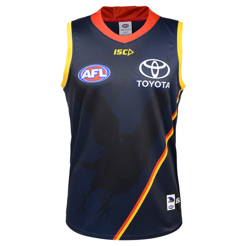 Adelaide Crows AFL 2020 ISC Players Navy Training Guernsey Size S-3XL! 