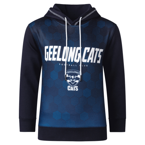 Geelong Cats AFL Kids Sublimated Hoody Hoodie Sizes 6-14! W22