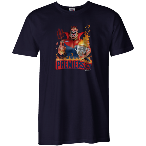 Melbourne Demons AFL 2021 Premiership Mark Knight T Shirt Sizes S-3XL! 