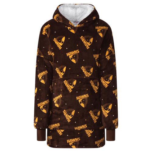 W21 Hawthorn Hawks AFL 2021 Kids Sublimated Hoody Hoodie Sizes 6-14 