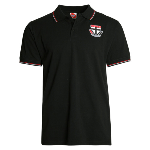 St Kilda Saints AFL Winter Premium Game Day Polo Shirt Size S-3XL! W18