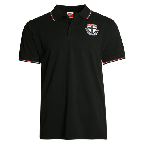 St Kilda Saints AFL 2018 Winter Premium Game Day Polo Shirt Size S-3XL!