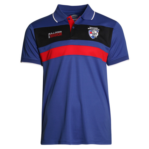 Western Bulldogs AFL 2018 Winter Premium Polo Shirt Size S-5XL! BNWT's!