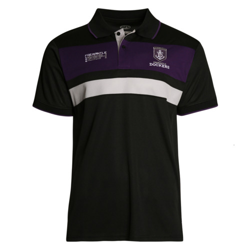 Fremantle Dockers AFL Winter Premium Polo Shirt Size S-5XL! P8