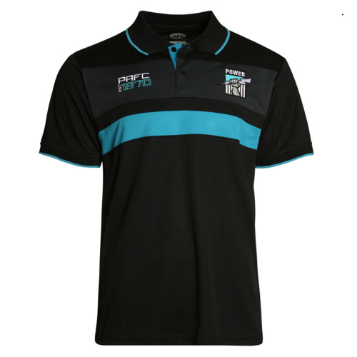 Port Adelaide Power AFL Winter Premium Polo Shirt Size SMALL ONLY! P8