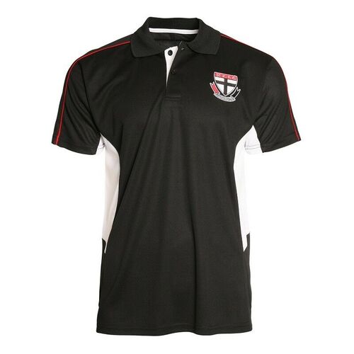St Kilda Saints AFL Summer Premium Polo Shirt Size S-3XL! BNWT's! S9