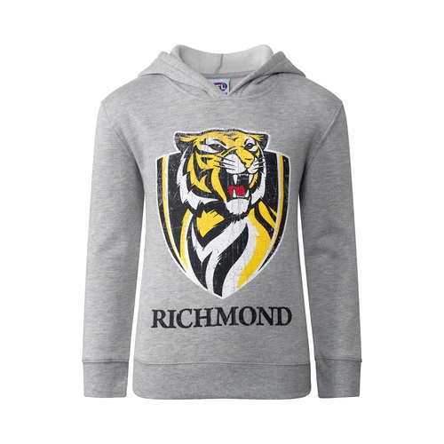 Richmond Tigers AFL Kids Printed Hoody Hoodie Sizes 6-14! W0