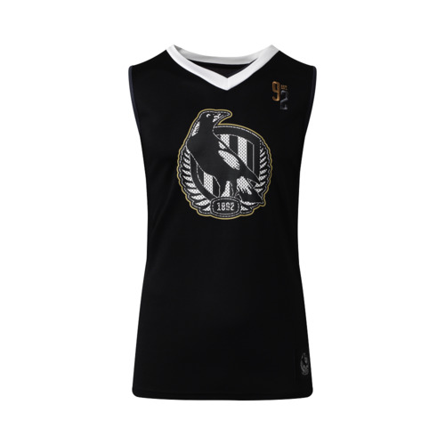 Collingwood Magpies AFL Summer Club Basketball Singlet Size S-3XL! S20