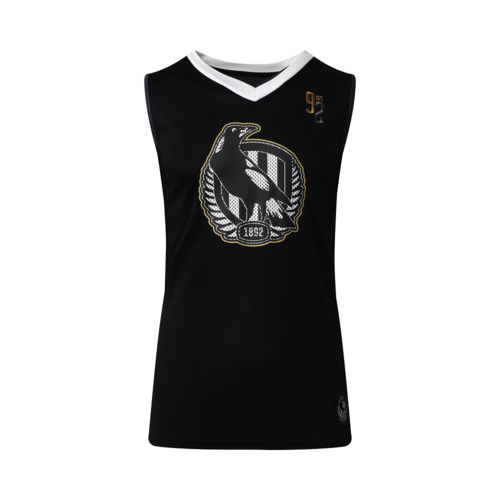 Collingwood Magpies AFL 2020 Summer Club Basketball Singlet Size S-3XL! S20