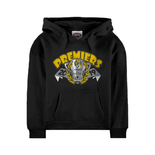 Richmond Tigers 2019 AFL Premiers Toddlers Hoody Hoodie Sizes 2-6! BNWT's!