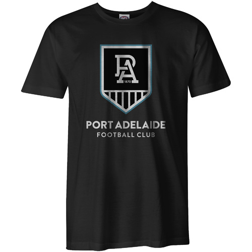 Port Adelaide Power AFL Logo T Shirt Sizes S-3XL! BNWT's! W20