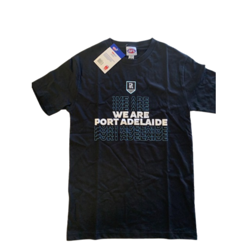 Port Adelaide Power AFL PlayCorp 'We Are Port Adelaide' Shirt Size S-2XL! W20