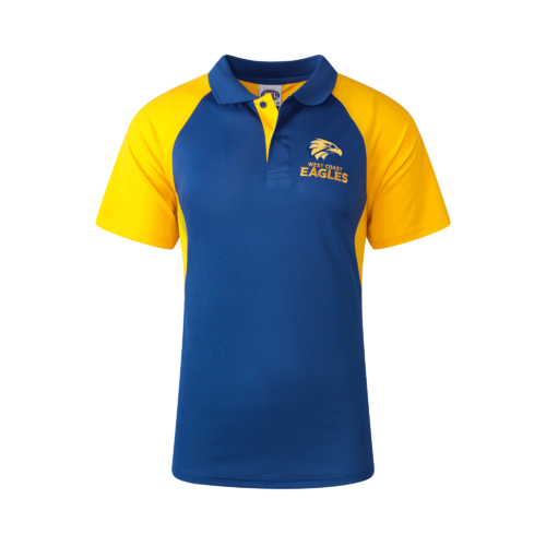 West Coast Eagles AFL Premium Polo Shirt Sizes S-7XL! S21