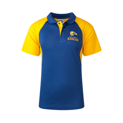 West Coast Eagles AFL 2021 Premium Polo Shirt Sizes S-7XL! S21
