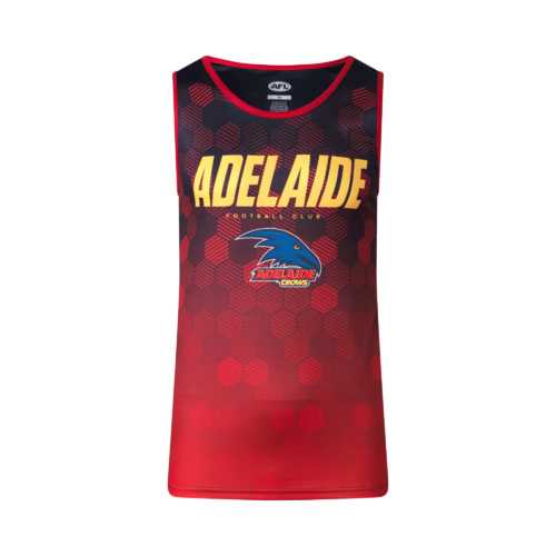 Adelaide Crows AFL 2022 PlayCorp Premium Training Singlet Sizes S-3XL! S22