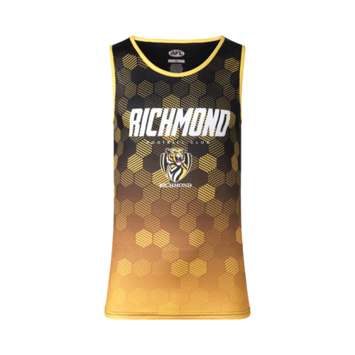 Richmond Tigers AFL PlayCorp Premium Training Singlet Sizes S-3XL! S22
