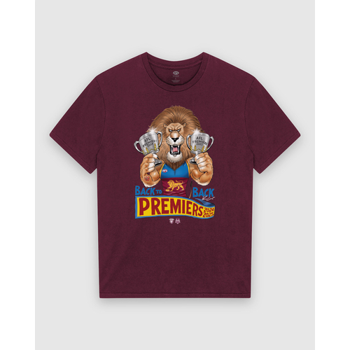 Brisbane Lions AFL 2025 Premiers Mark Knight T Shirt Sizes S-3XL! P1 PRESALE!