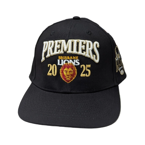 Brisbane Lions AFL 2025 Premiers Cap P1! PRESALE!