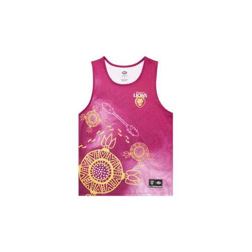Brisbane Lions AFL Indigenous Training Singlet Sizes S-5XL!