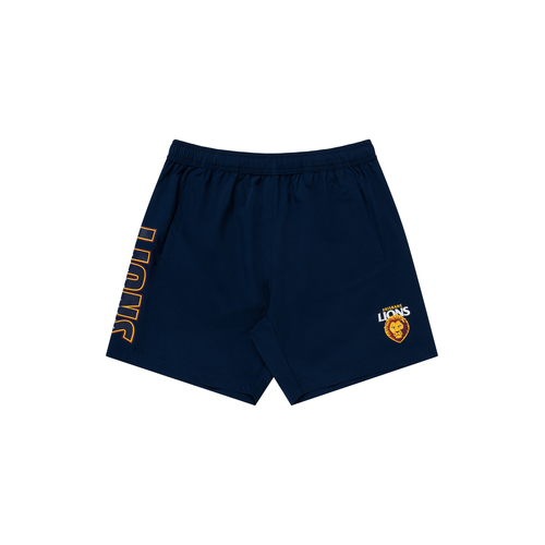 Brisbane Lions AFL 2024 NAR Performance Shorts Sizes S-5XL!