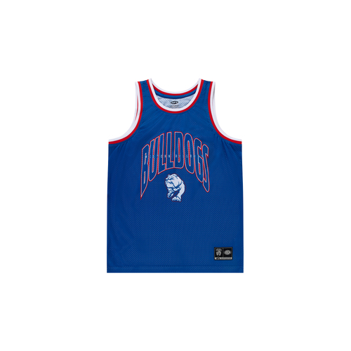 Western Bulldogs NAR AFL Basketball Singlet Sizes S-3XL! S4