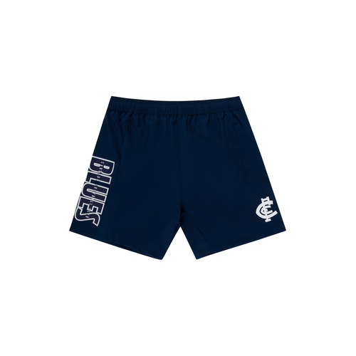 Carlton Blues AFL 2024 NAR Performance Shorts Sizes S-5XL!