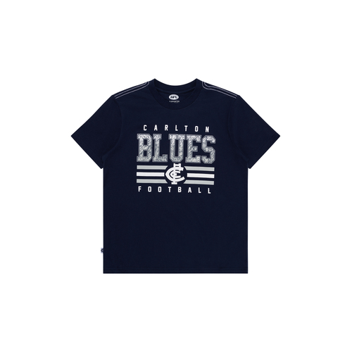 Carlton Blues 2024 AFL Youth Sketch T-Shirt Sizes 8-16!