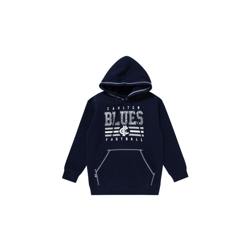 Carlton Blues 2024 AFL Youth Sketch Hoody Hoodie Sizes 8-16!