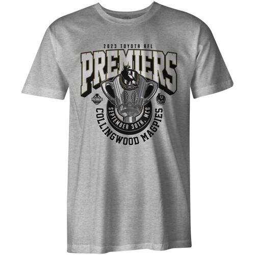 Collingwood Magpies AFL 2023 Premiers T-Shirt Sizes S-3XL! IN STOCK