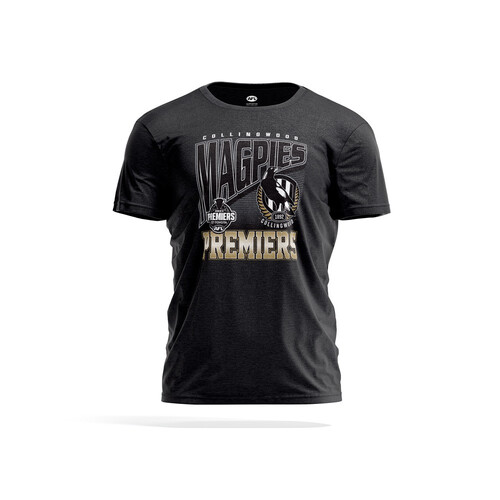 Collingwood Magpies AFL 2023 Premiers T-Shirt Sizes S-3XL! In Stock