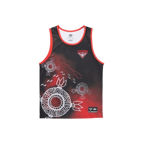 Essendon Bombers AFL Indigenous Training Singlet Sizes S-5XL!