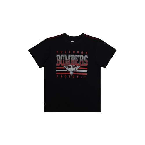 Essendon Bombers 2024 AFL Youth Sketch T-Shirt Sizes 8-16!