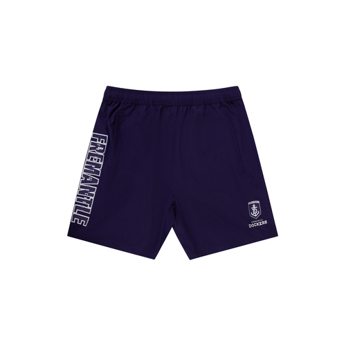 Fremantle Dockers AFL 2024 NAR Performance Shorts Sizes S-5XL!