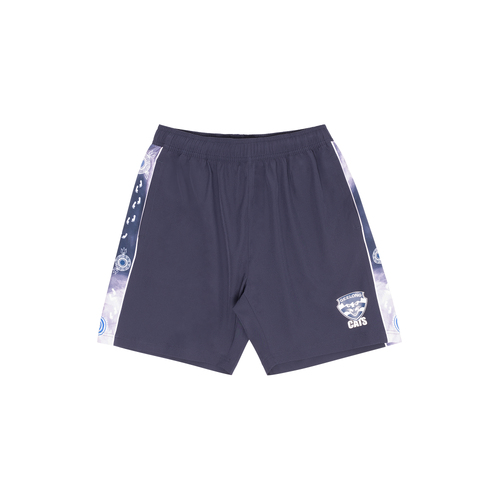 Geelong Cats AFL Indigenous Training Shorts Sizes S-5XL!