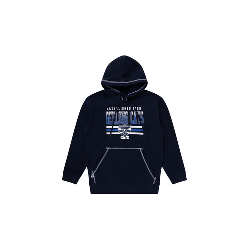 Geelong Cats 2024 AFL Youth Sketch Hoody Hoodie Sizes 8-16!