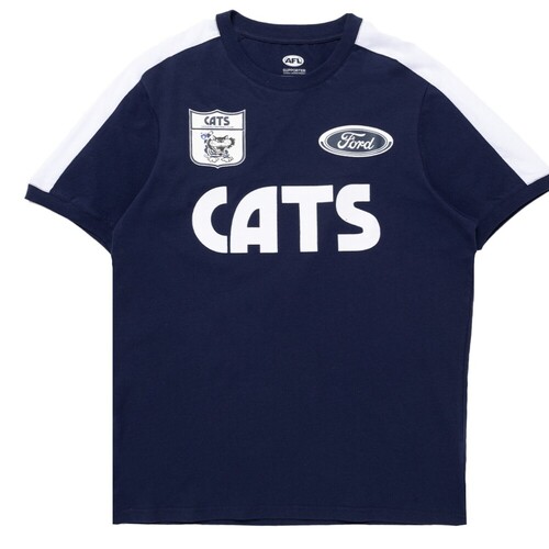 Geelong Cats 2023 AFL Throwback Graphic Tee Sizes S-5XL!
