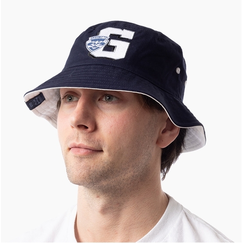 Geelong Cats AFL Graphic Letter Bucket Hat Cap!