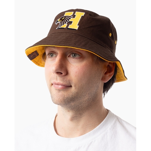 Hawthorn Hawks AFL Graphic Letter Bucket Hat Cap!