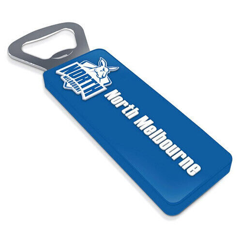 Official AFL North Melbourne Kangaroos Rubber Magnetic Bottle Opener