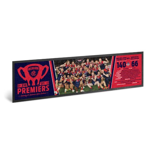 Melbourne Demons AFL Premiers 2021 Team Image Bar Runner P2 *IN STOCK*